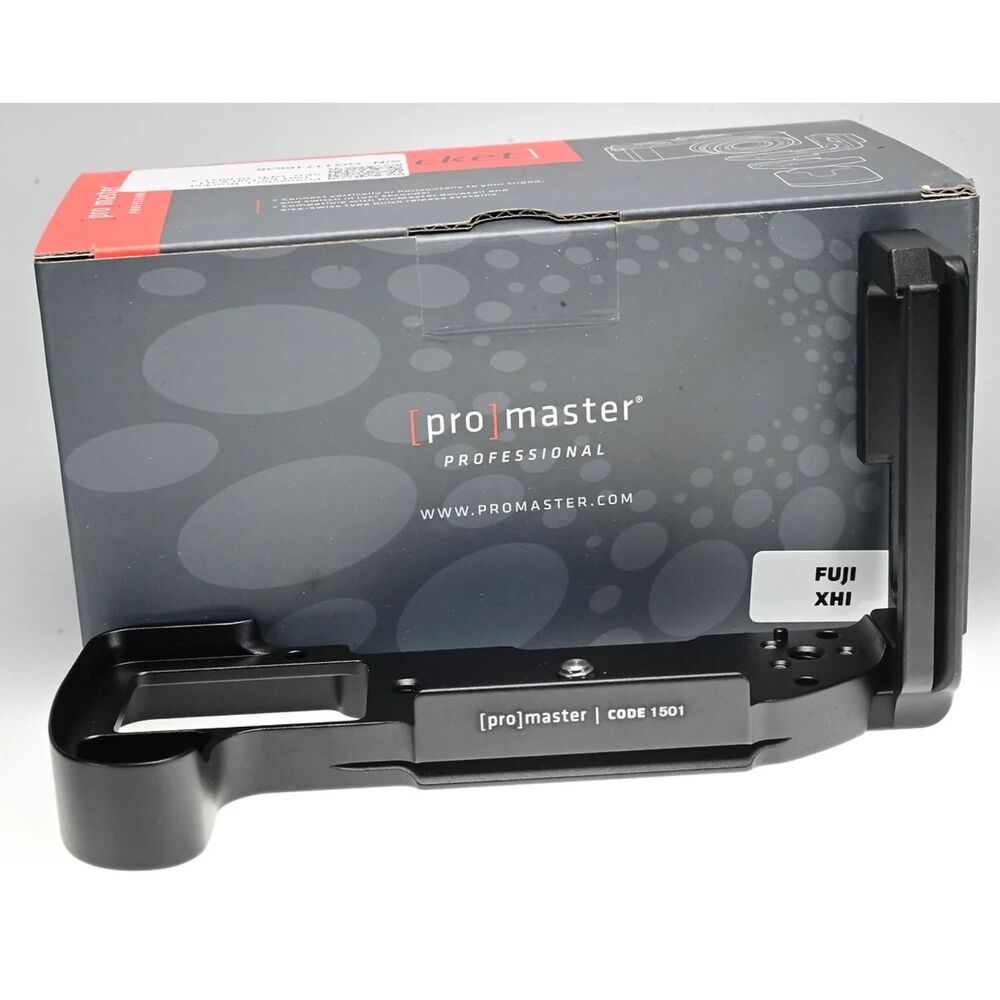 Promaster 1501 Arca Swiss Style Aluminum L Bracket for Fujifilm X-H1 Camera